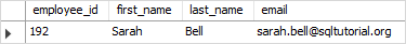 SQL LOWER function example