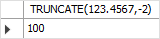 SQL TRUNCATE example